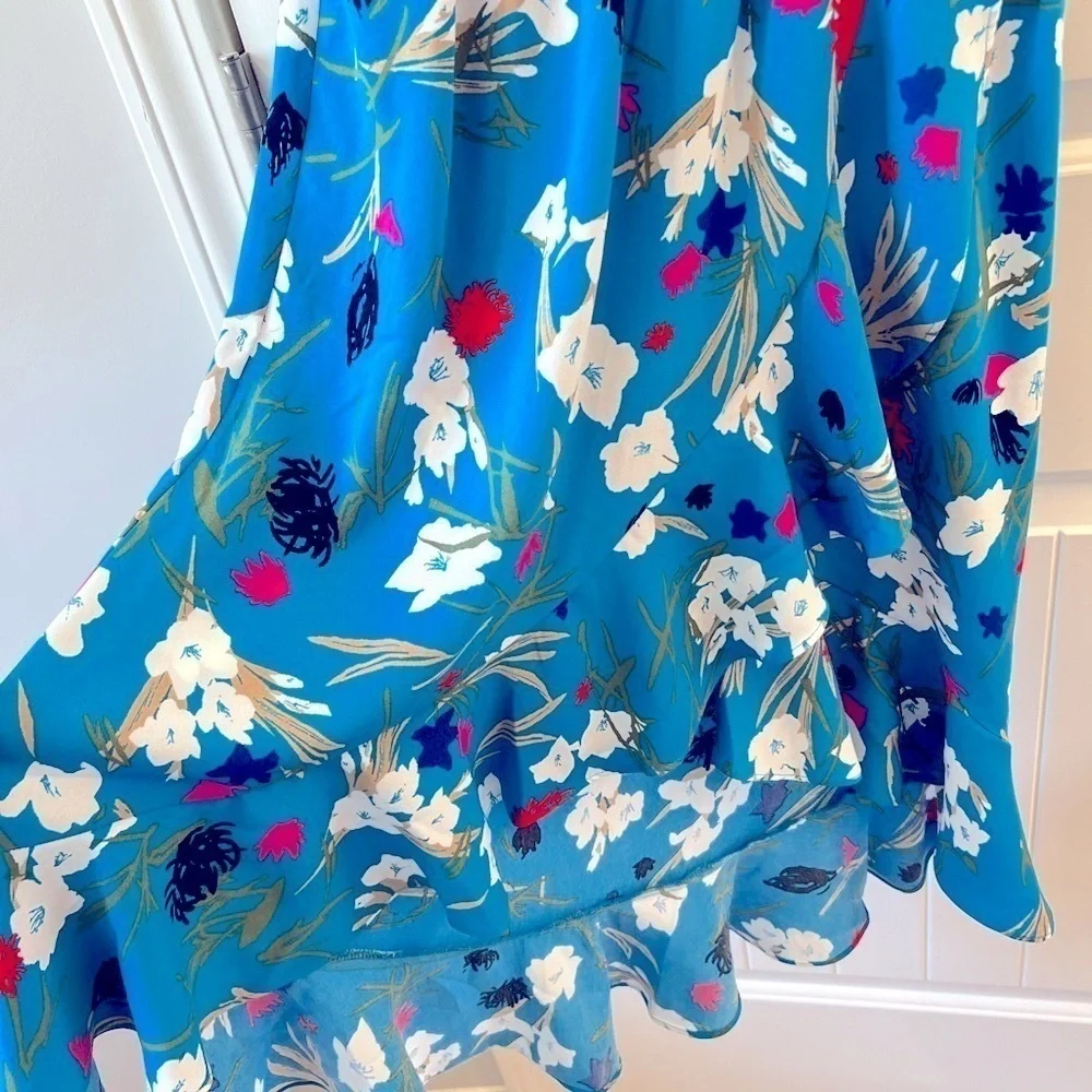 J. Crew Mercantile Floral Hi-Lo‎ Dress Size XXS